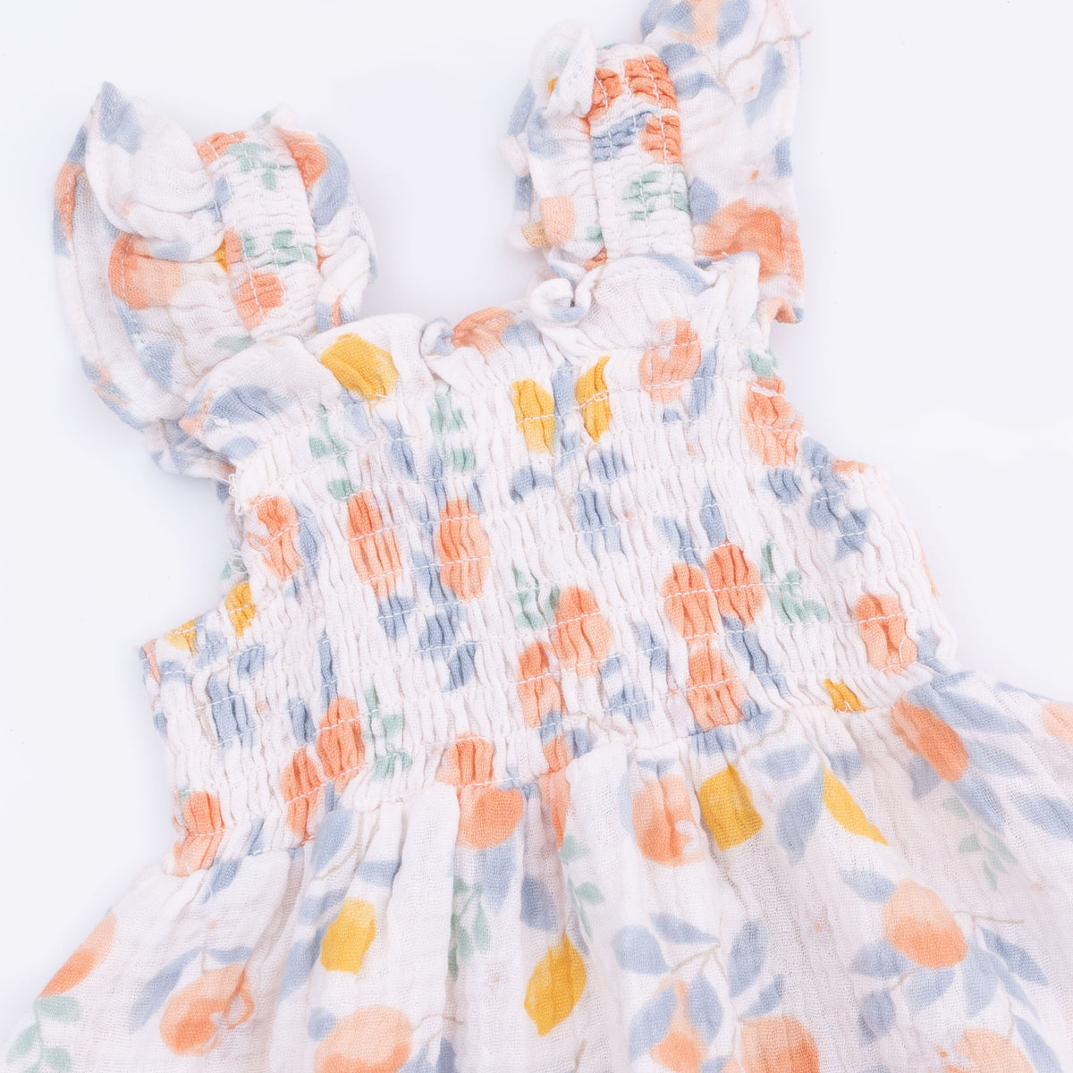 Angel Dear Citrus Floral - Smocked Sundress with BloomerEveretts Place