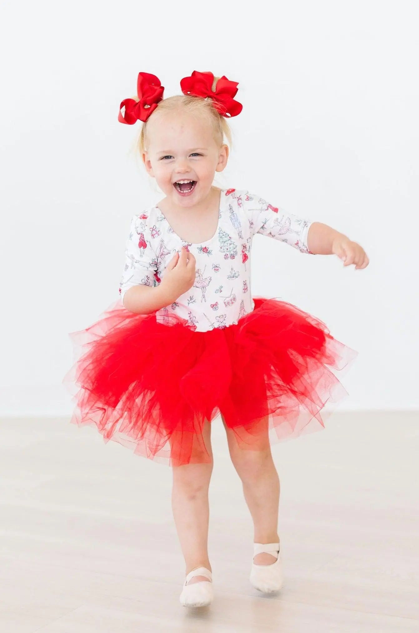 Mila & Rose ® Clara's Christmas 3/4 Tutu Leotard - 