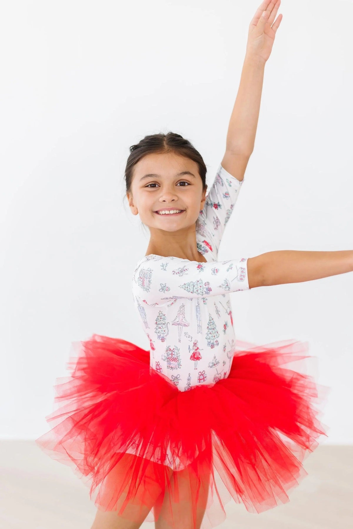 Mila & Rose ® Clara's Christmas 3/4 Tutu Leotard - 