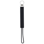 Three Little Tots Classic Black All Silicone One Piece Pacifier Clip - 