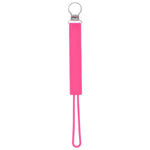 Three Little Tots Classic Hot Pink Barbie All Silicone One Piece Pacifier Clip - 