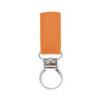 Three Little Tots Classic Orange All Silicone One Piece Pacifier Clip - 