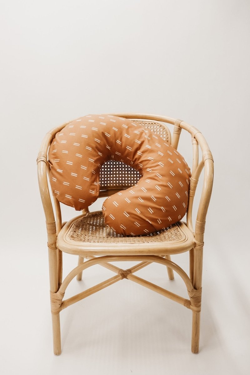 Little Mae & Co Clay Nursing Pillow Cover for Feeding and Tummy Time - Everetts Place Boutique - 