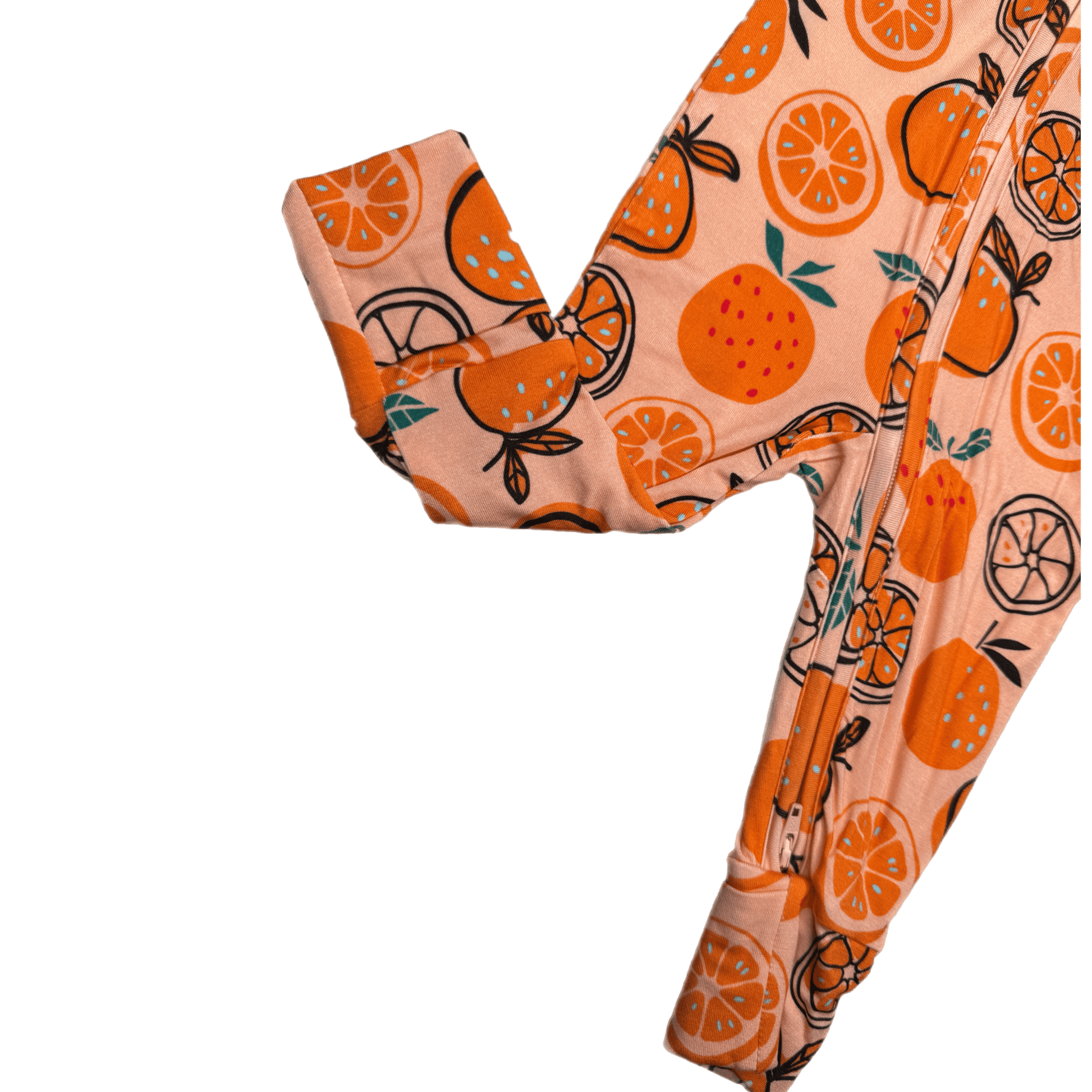 Clementine Bamboo Viscose Zippies for Kids with Foldable Hands and Feet Texas Tushies