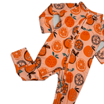 Texas Tushies Clementine Bamboo Viscose Zippies with Foldable Hands for Cozy Kids - 