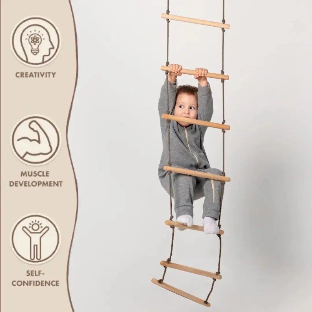 Goodevas Climbing rope ladder for kids 3 - 9 y.o. - 