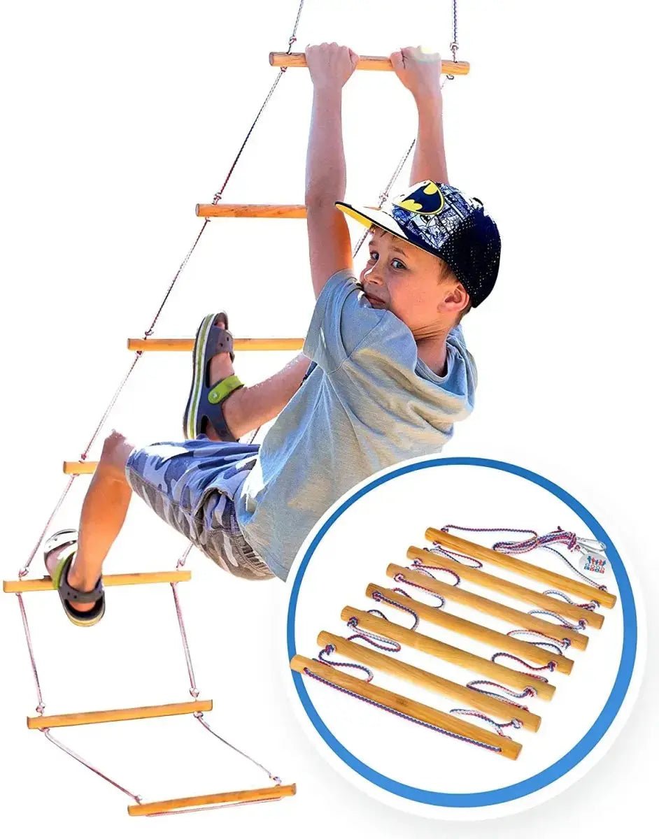 Goodevas Climbing Rope Ladder for Kids Aged 3 to 9 Years Old - Everetts Place Boutique - 