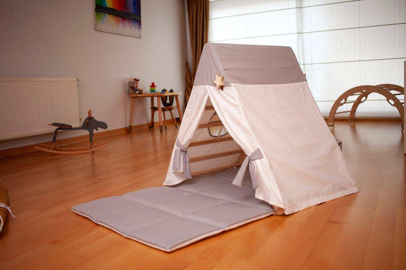 Climbing Triangle with Tent Cover, Mat, Ramp - Everetts Place: Online Boutique - Furniture