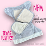 Texas Tushies Eco-Friendly Cloth Diaper Quick Starter Kit with Three Absorbent Diapers for New Parents - Baby & Toddler > Diapering > Diapers > Cloth Diapers Cloth Diapers