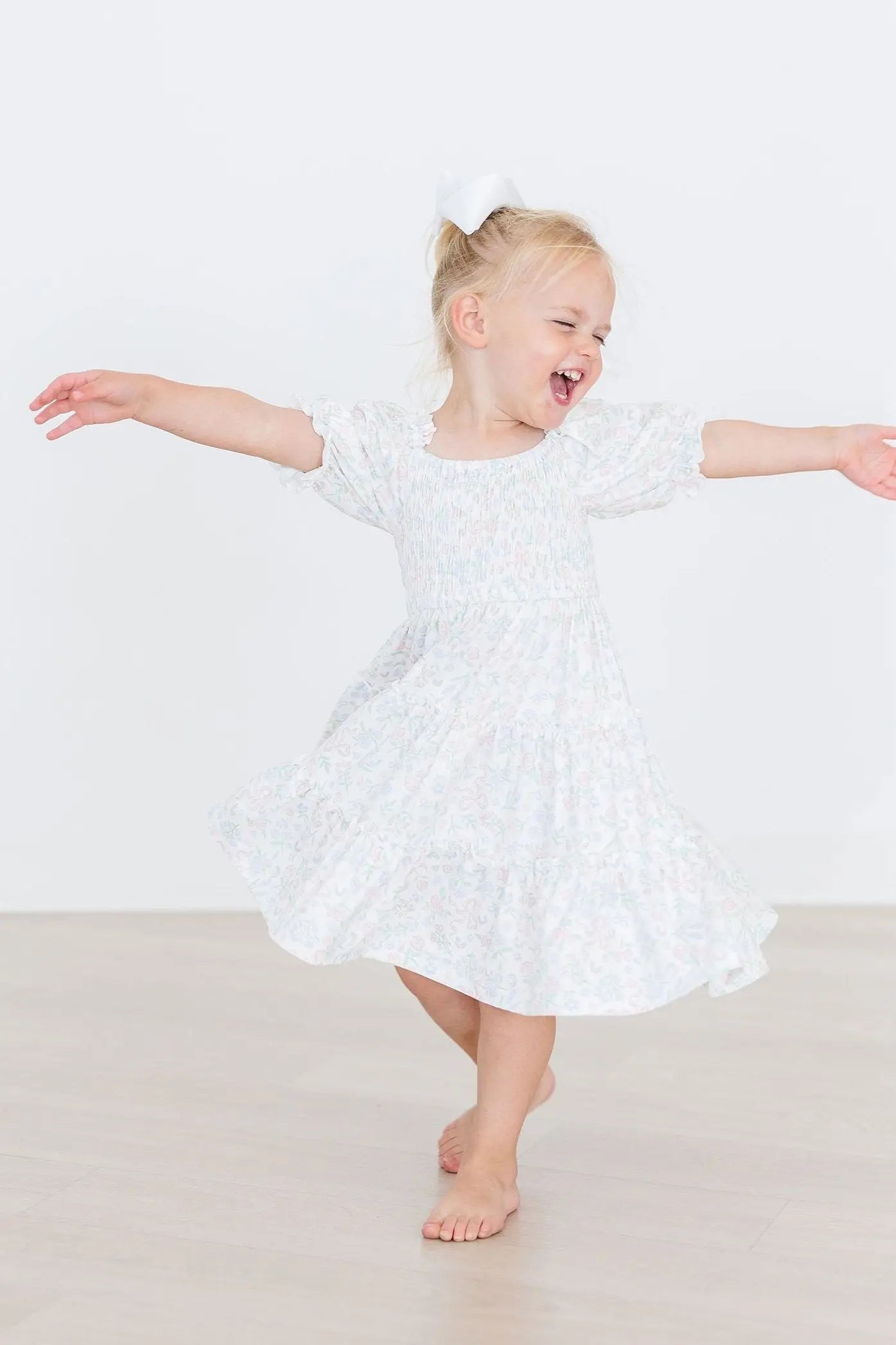 Mila & Rose ® Cloud 9 Smocked Ruffle Dress - 