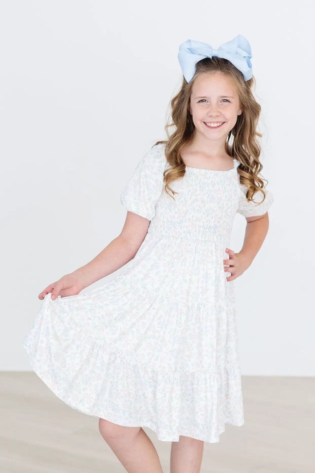 Mila & Rose ® Cloud 9 Smocked Ruffle Dress - 
