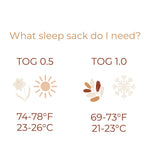 Little Mae & Co Cloud Bamboo Sleep Sack For Babies Cloud White Premium - Everetts Place Boutique - 