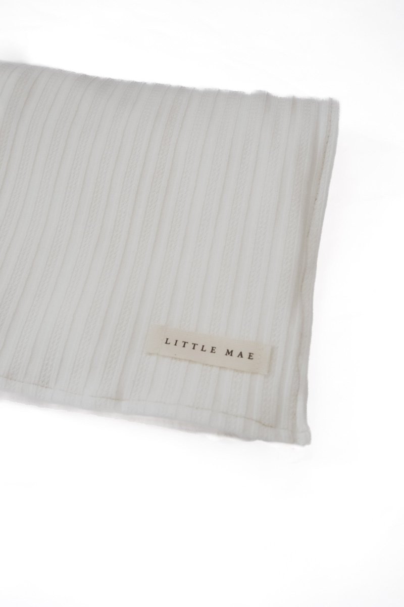 Little Mae & Co Cloud Knit Pointelle Stretch Swaddle Blanket For Newborns - Everetts Place Boutique - 