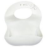 Three Little Tots Cloud Silicone Bib with Crumb Catcher - 
