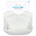Three Little Tots Cloud Silicone Bib with Crumb Catcher - 