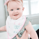 Goosewaddle® | Newborn Baby Blankets Toys Teethers Bibs & More Clouds And Castles 2 Pack Absorbent Muslin Bibs