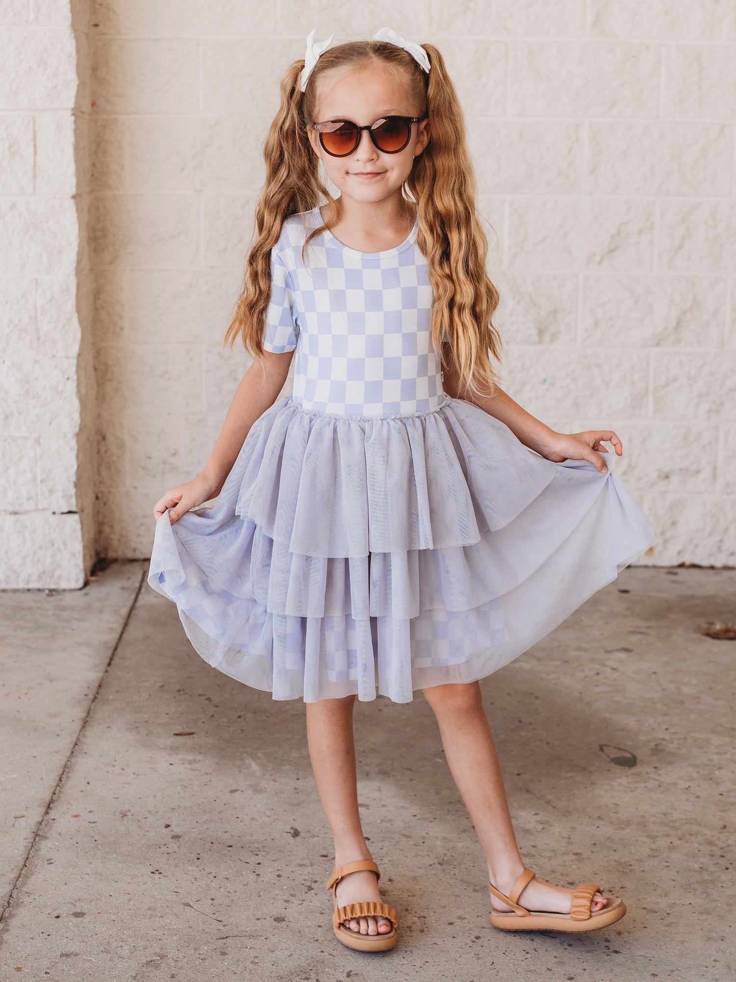 DREAM BIG LITTLE CO CLOUDY CHECKERS DREAM TUTU DRESSEveretts Place