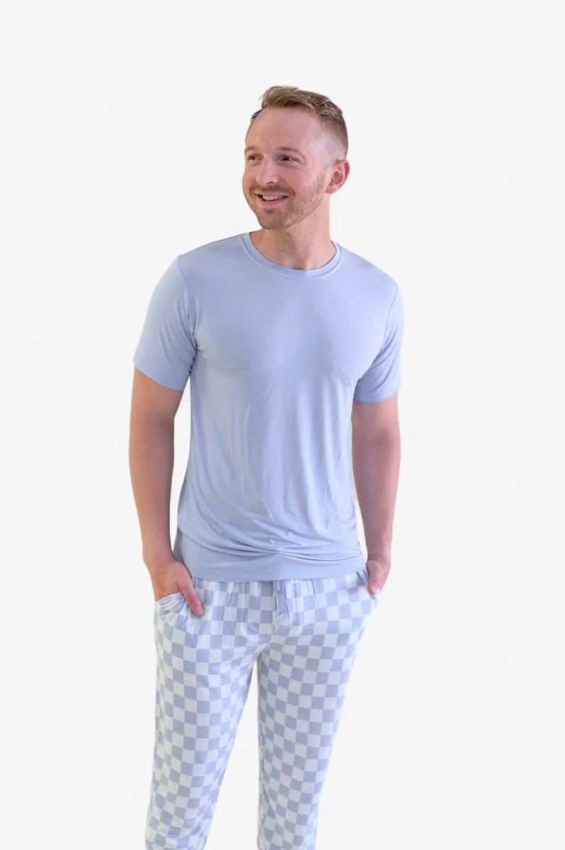 DREAM BIG LITTLE CO CLOUDY CHECKERS MEN'S DREAM JOGGER SETEveretts Place
