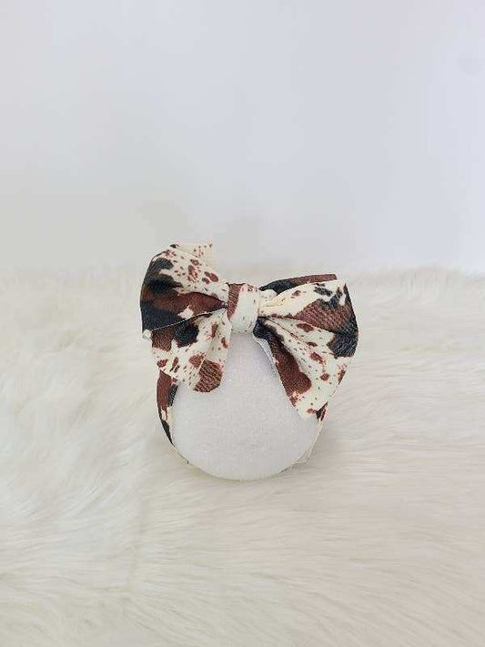 Clover Cottage Cowhide Waffle Headband for Little Girls at Everetts Clover Cottage