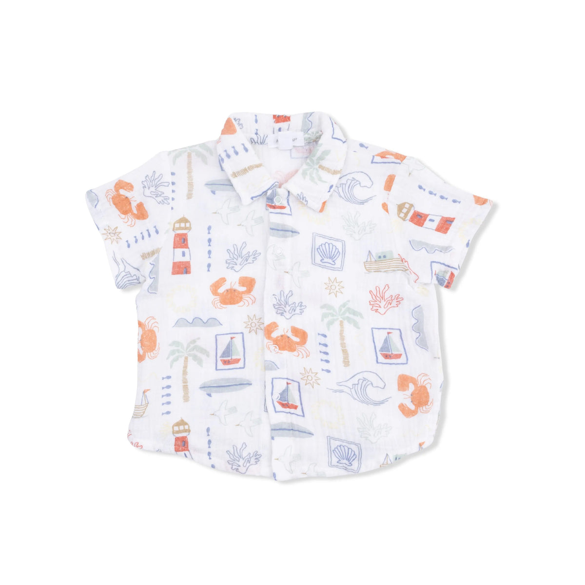 Angel Dear Club Mediterranean - Polo Button Up with Casual Short - 