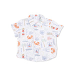 Angel Dear Club Mediterranean - Polo Button Up with Casual Short - 