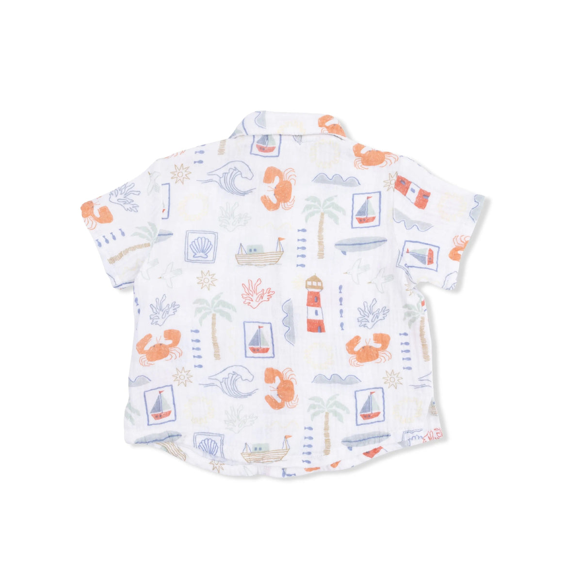 Angel Dear Club Mediterranean - Polo Button Up with Casual Short - 