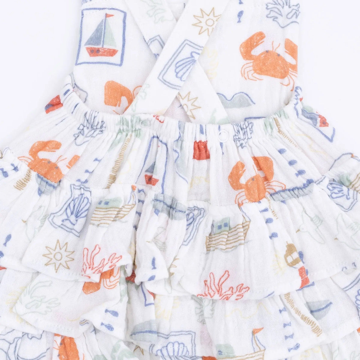 Angel Dear Club Mediterranean - Ruffle Sunsuit - 