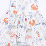 Angel Dear Club Mediterranean - Ruffle Sunsuit - 