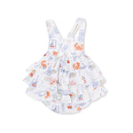 Angel Dear Club Mediterranean - Ruffle Sunsuit - 