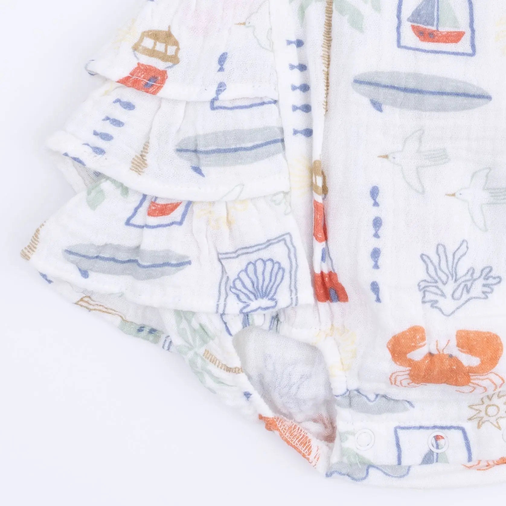 Angel Dear Club Mediterranean - Ruffle Sunsuit - 