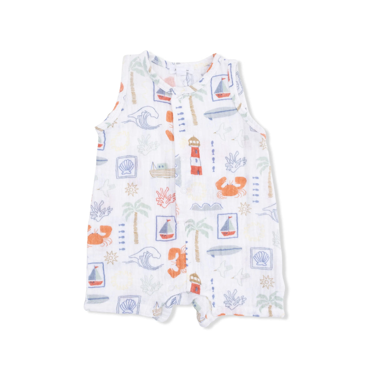 Angel Dear Club Mediterranean - Sleeveless Shortie Romper - 