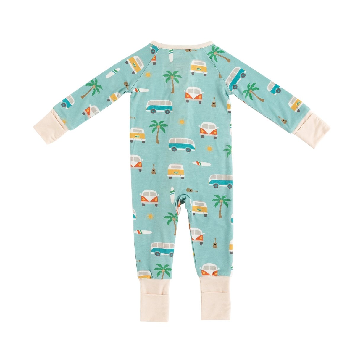Dreamlet Coastal Cruising Convertible Zip Footies Baby Sleepwear - Everetts Place Boutique - 