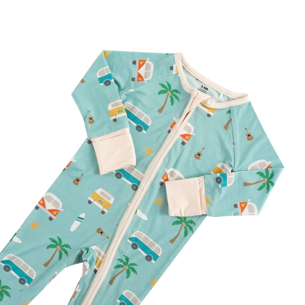 Dreamlet Coastal Cruising Convertible Zip Footies Baby Sleepwear - Everetts Place Boutique - 