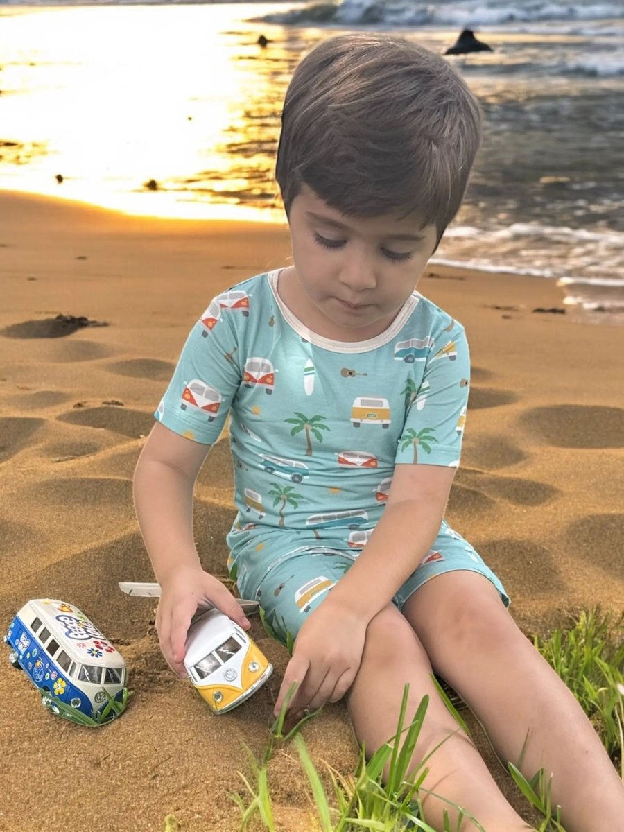 Dreamlet Coastal Cruising Short PJ Set For Little Adventurers - Everetts Place Boutique - 