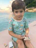 Dreamlet Coastal Cruising Short PJ Set For Little Adventurers - Everetts Place Boutique - 