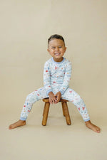Little Joy Co. Coastal Cutie 2pc Modal Pajama Set Sleepwear Comfort - Everetts Place Boutique - 