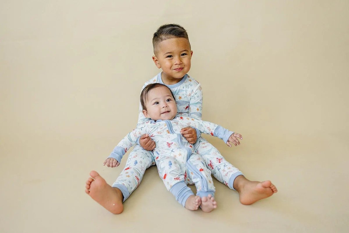 Little Joy Co. Coastal Cutie 2pc Modal Pajama Set Sleepwear Comfort - Everetts Place Boutique - 