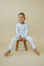 Little Joy Co. Coastal Cutie 2pc Modal Pajama Set Sleepwear Comfort - Everetts Place Boutique - 