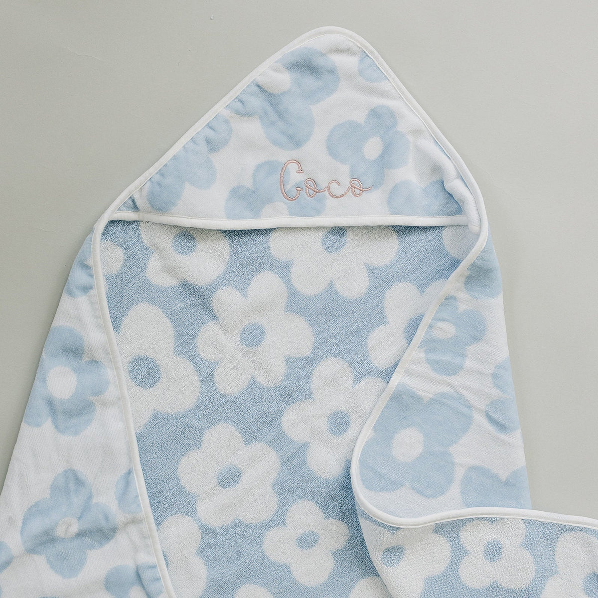 Mebie Baby Coastal Floral Hooded TowelEveretts Place