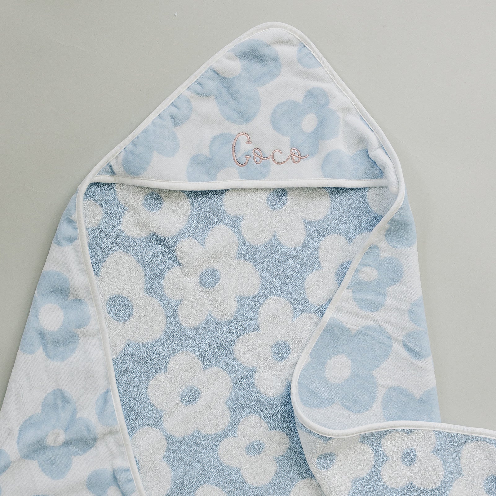 Mebie Baby Coastal Floral Hooded TowelEveretts Place