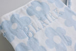 Mebie Baby Coastal Floral Organic Cotton Beach Towel - 