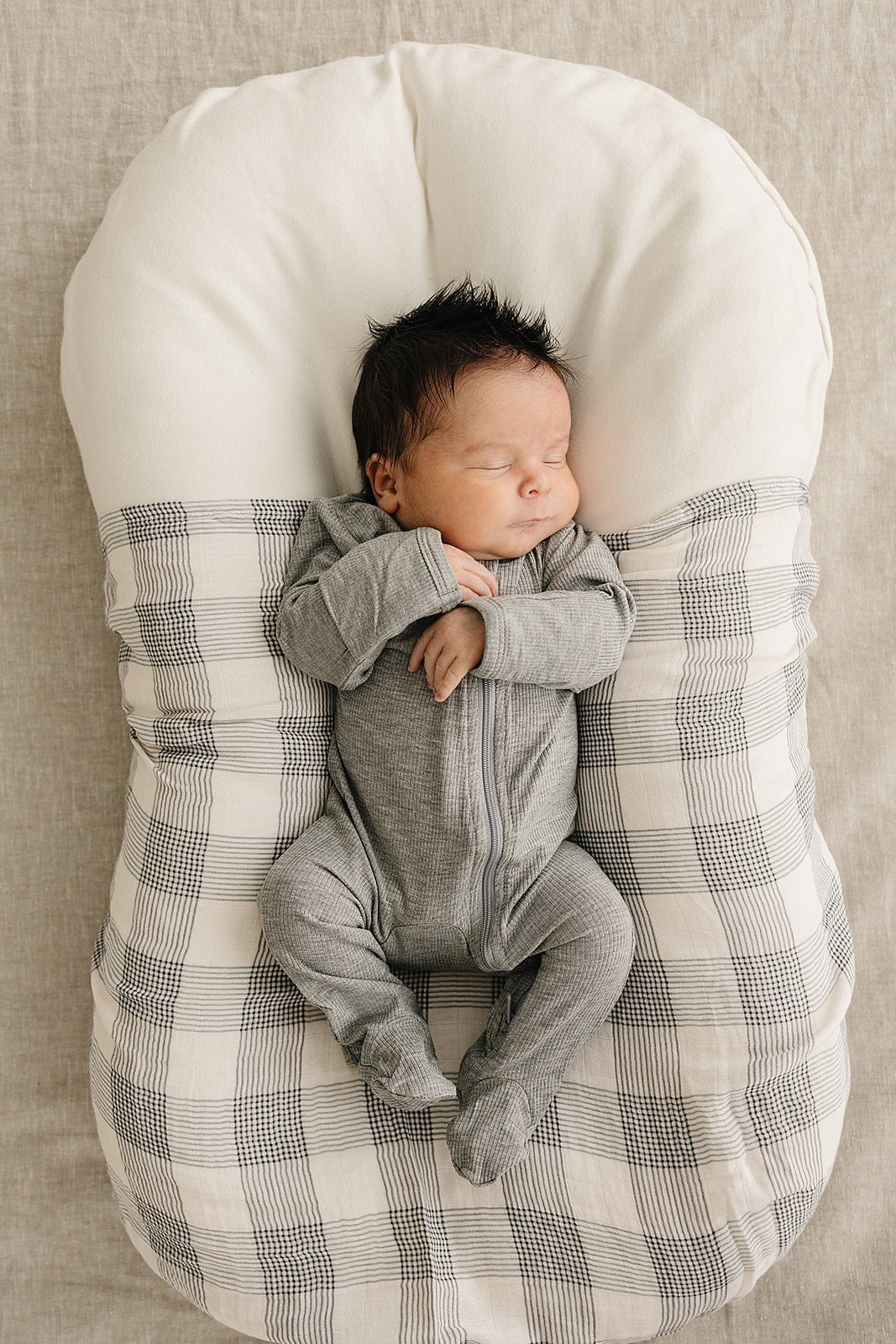 Mebie Baby Coastal Plaid Muslin Swaddle Blanket 100 Percent Cotton For Baby - 