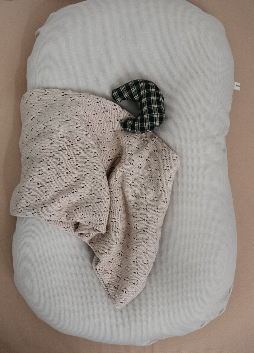 Little Mae & Co Coco Waffle Baby Lounger Cover For Snuggle Me Lounger - Everetts Place Boutique - 