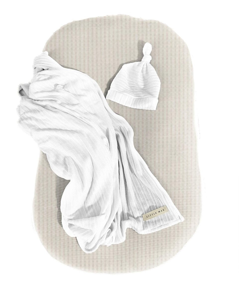 Little Mae & Co Coco Waffle Baby Lounger Cover For Snuggle Me Lounger - Everetts Place Boutique - 