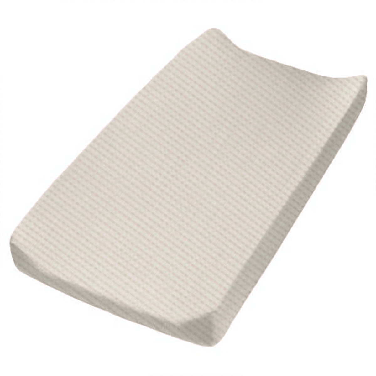 Little Mae & Co Coco Waffle Ivory Changing Pad Cover - 