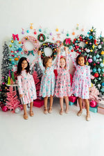 Mila & Rose ® Cocoa Kisses L/S Pocket Twirl Dress - 