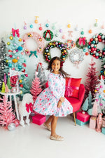 Mila & Rose ® Cocoa Kisses L/S Pocket Twirl Dress - 