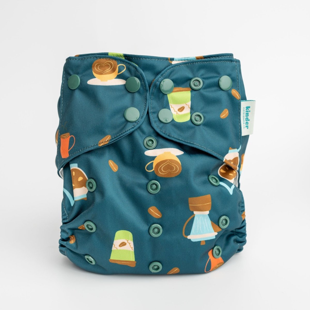 Food: Essentials Pocket Cloth Diaper with Athletic Wicking Jersey, Grows with your Baby by Kinder Cloth Diaper Co.