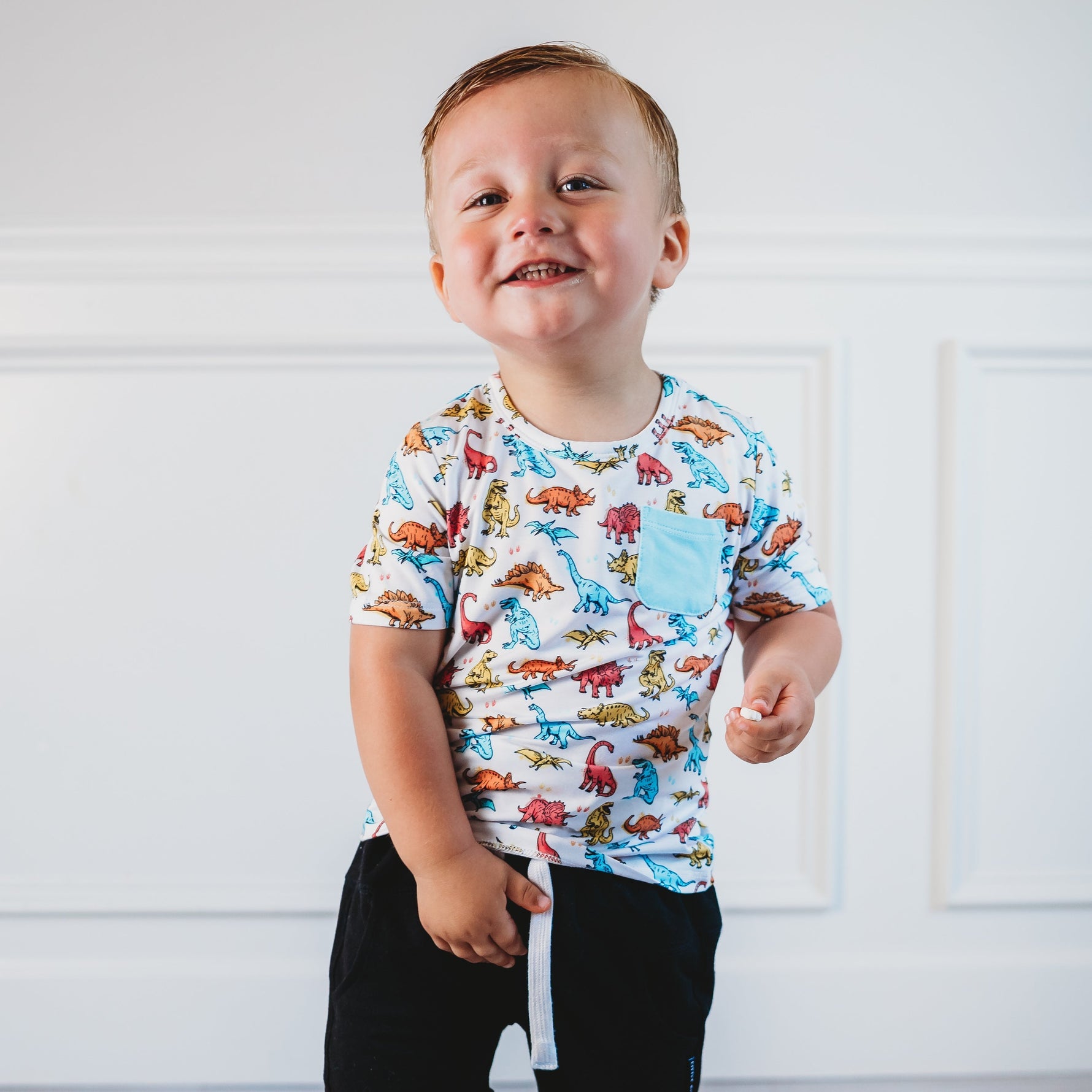 DREAM BIG LITTLE CO COLOR ME DINO DREAM POCKET TEEEveretts Place