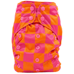 Texas Tushies Colored AWJ Flex Fit Pocket Cloth Diaper for Babies 7 to 70 Pounds - 